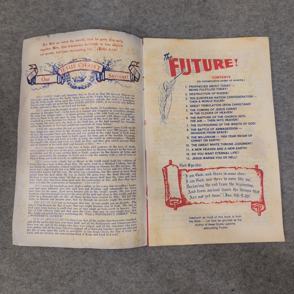 Soon-Coming World-Shaking Events! Christian Missionary Society Dispensationalism - Picture 2 of 5